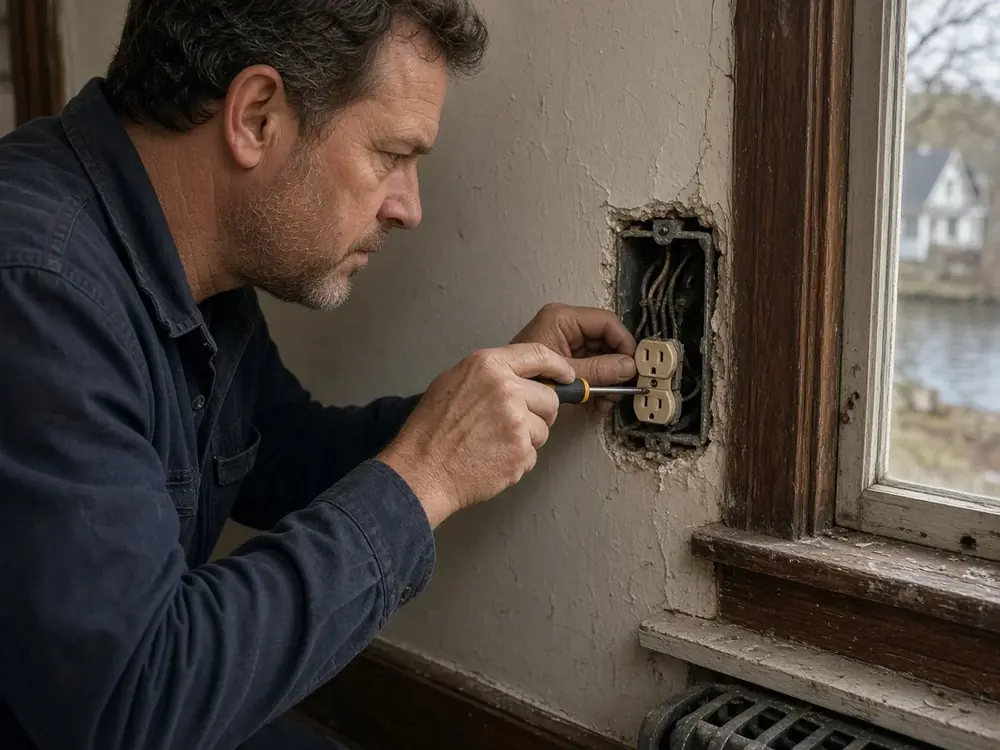 Replacing Two Prong Outlets In Pre 1980 Lake Forest Houses